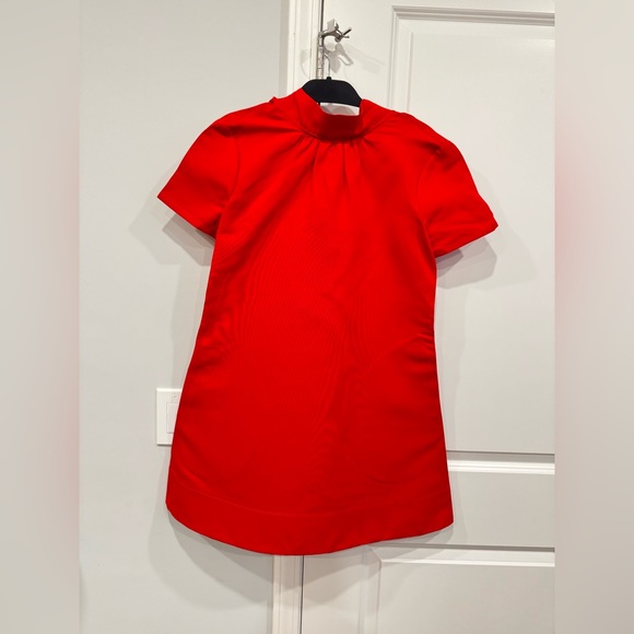 STAUD MINI ILANA DRESS POINSETTIA - Picture 4 of 7